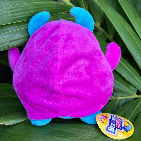954. New Reversible Plush toy Green Alien & Purple Monster - Picture 4 of 8